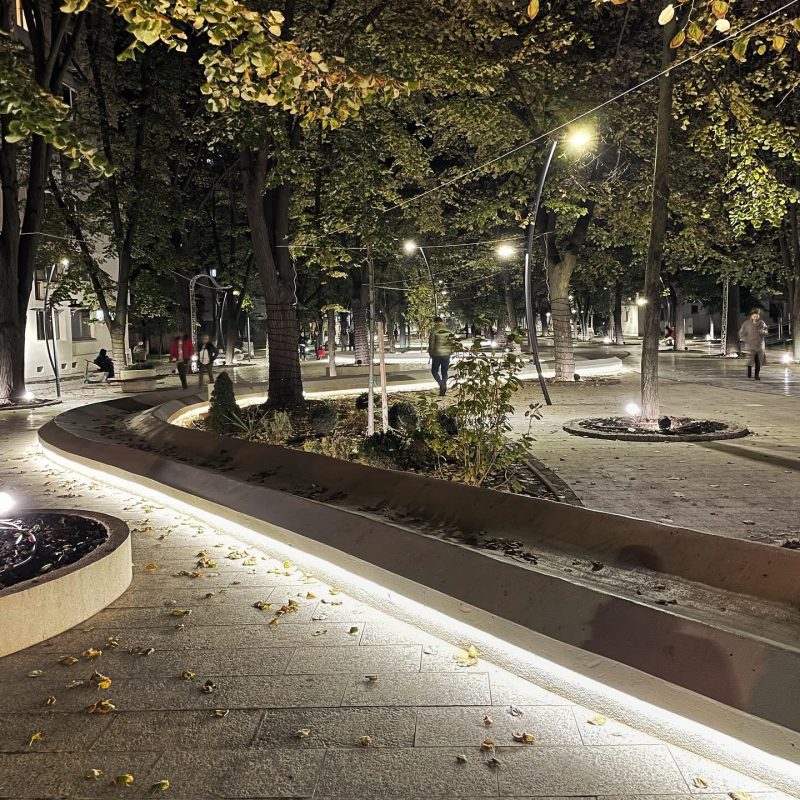 Alee pietonală strada Navelor, Galați – amenajare urbană